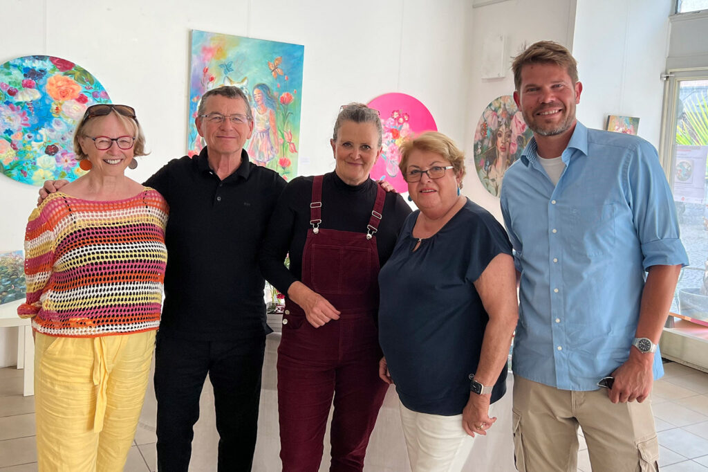 Ausstellung Angelika Toma mit den Künstlern Gerlinde Stopek, Joe Malina, Angelika Toma, Christine Danninger und Matthias Kretschmer