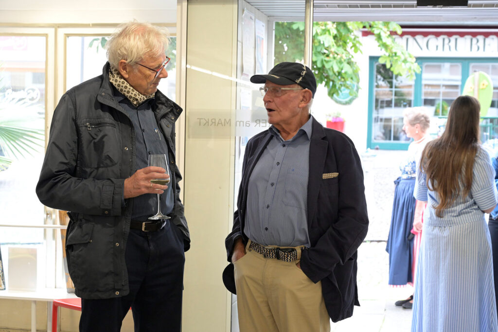 Besucher _ Christine Danninger Ausstellung Atelier am Markt Gmunden