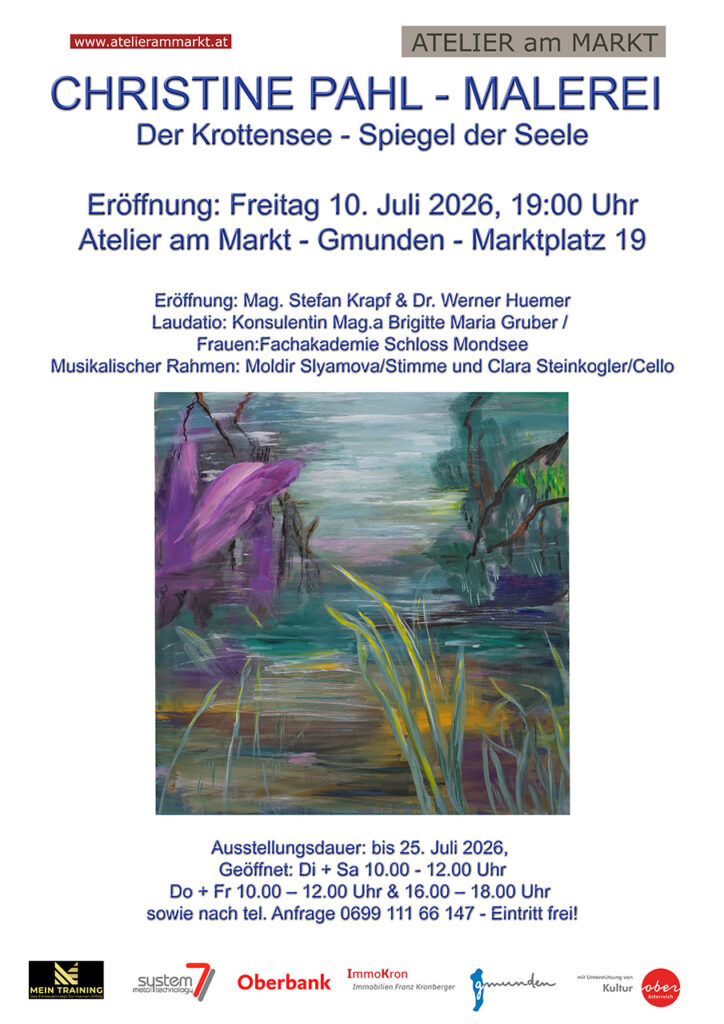 Plakat Christine Pahl - Malerei Der Krottensee - Spiegel der Seele_2026